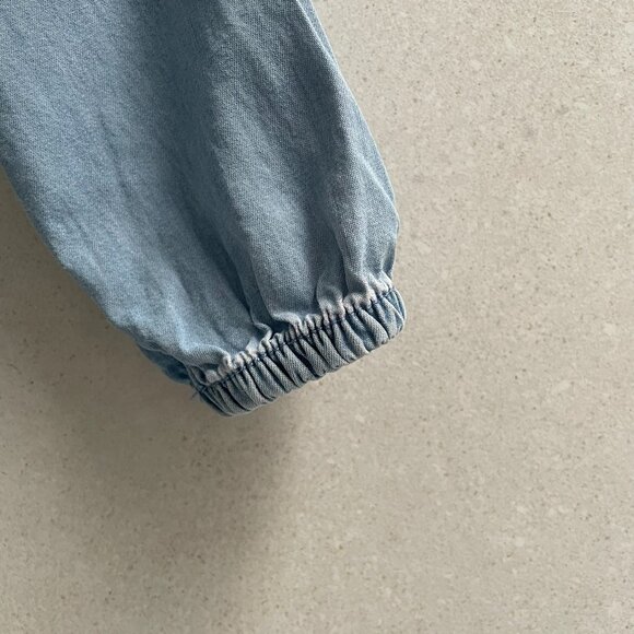 Soft Denim Blouse - Picture 3 of 5